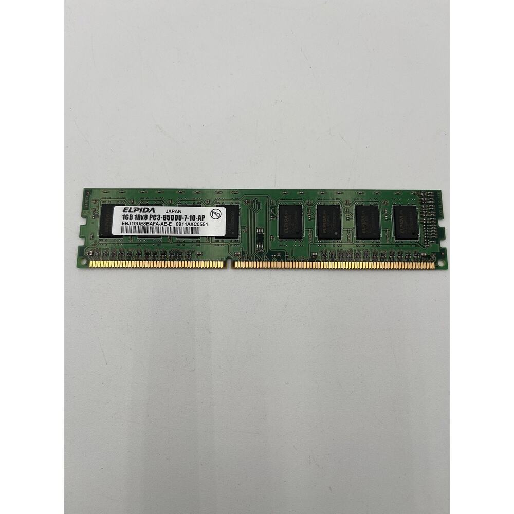 Elpida 1GB 1R x8 PC3 8500U-7-10-AP